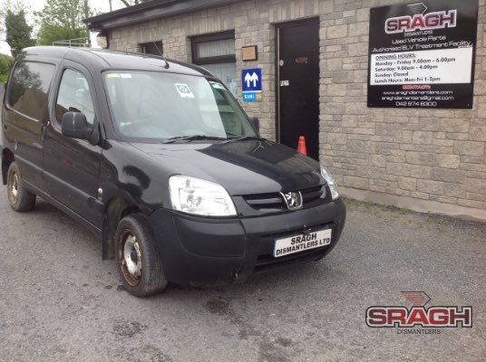 Schwarze Einstiegsleisten für Peugeot Bipper Van (2007-2017) - Rider