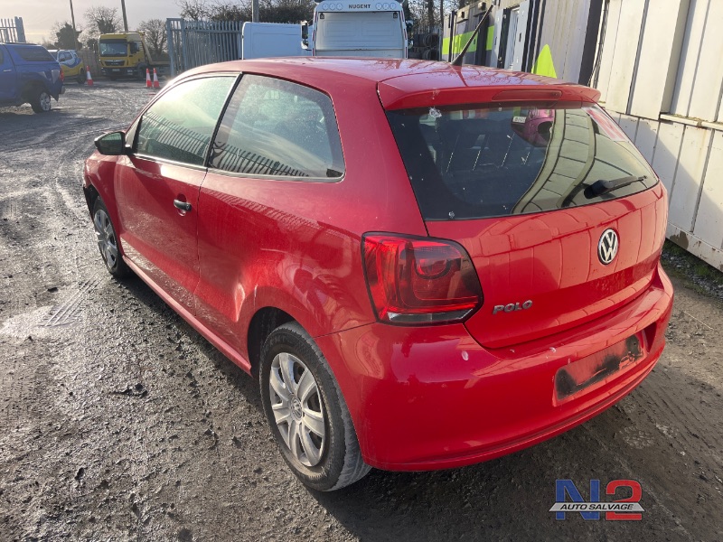 Red 3 door 1.2L 2010 VOLKSWAGEN POLO 1.2 S 60PS 3DR N2 Auto