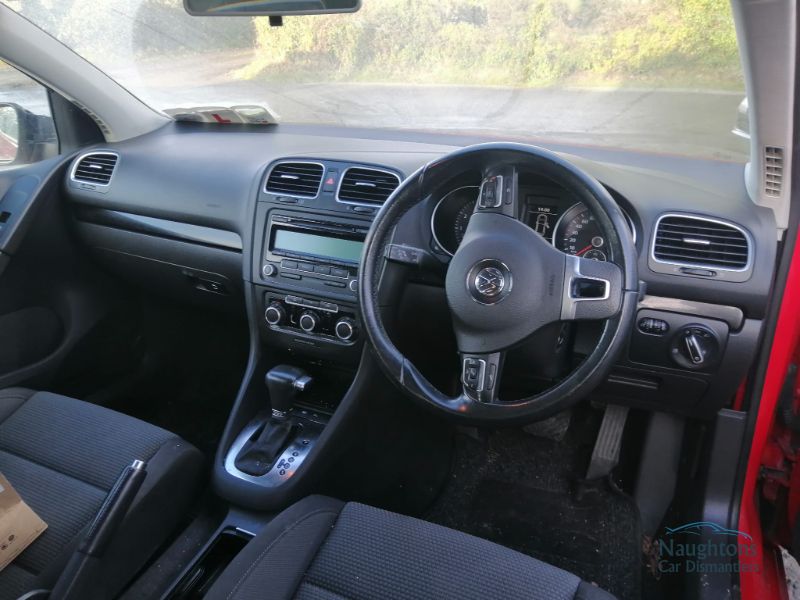 Red 3 door 1.2L 2010 VOLKSWAGEN GOLF COMFORTLINE 1.2 TSI D7F